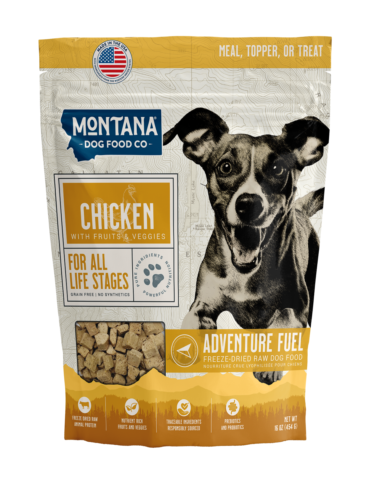Grain-Free Chicken Freeze-dried Raw Adventure Fuel (Dog Food) - Doot's Pet LLC Collars For A Cause