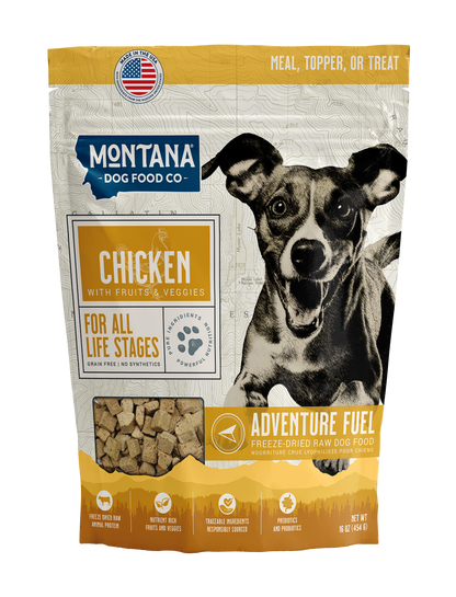 Grain-Free Chicken Freeze-dried Raw Adventure Fuel (Dog Food) - Doot's Pet LLC Collars For A Cause