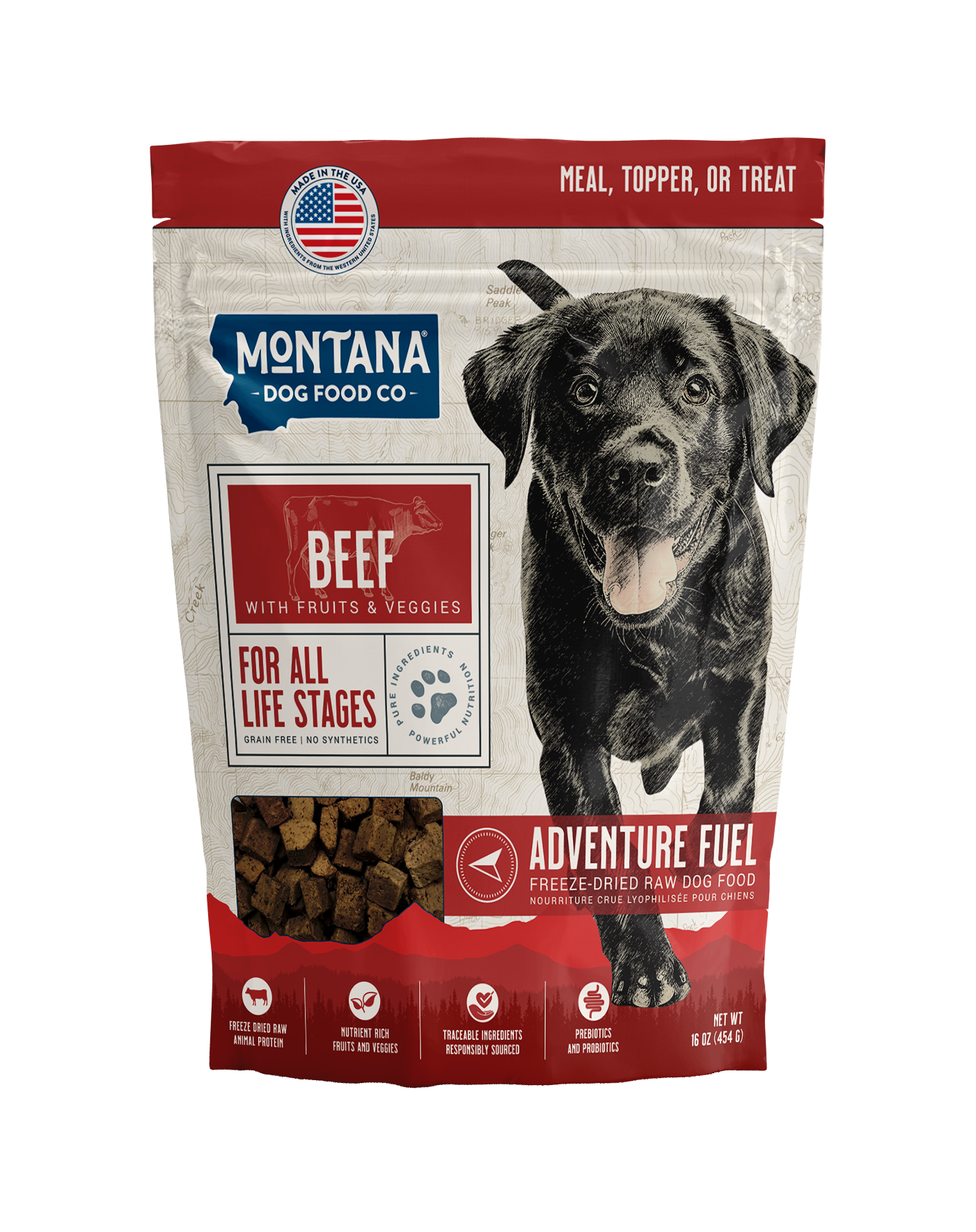 Adventure Fuel Freeze-dried Raw Grain-free Dog Food: 3 Pack - Doot's Pet LLC Collars For A Cause