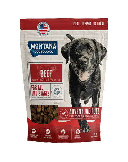 Adventure Fuel Freeze-dried Raw Grain-free Dog Food: 3 Pack - Doot's Pet LLC Collars For A Cause