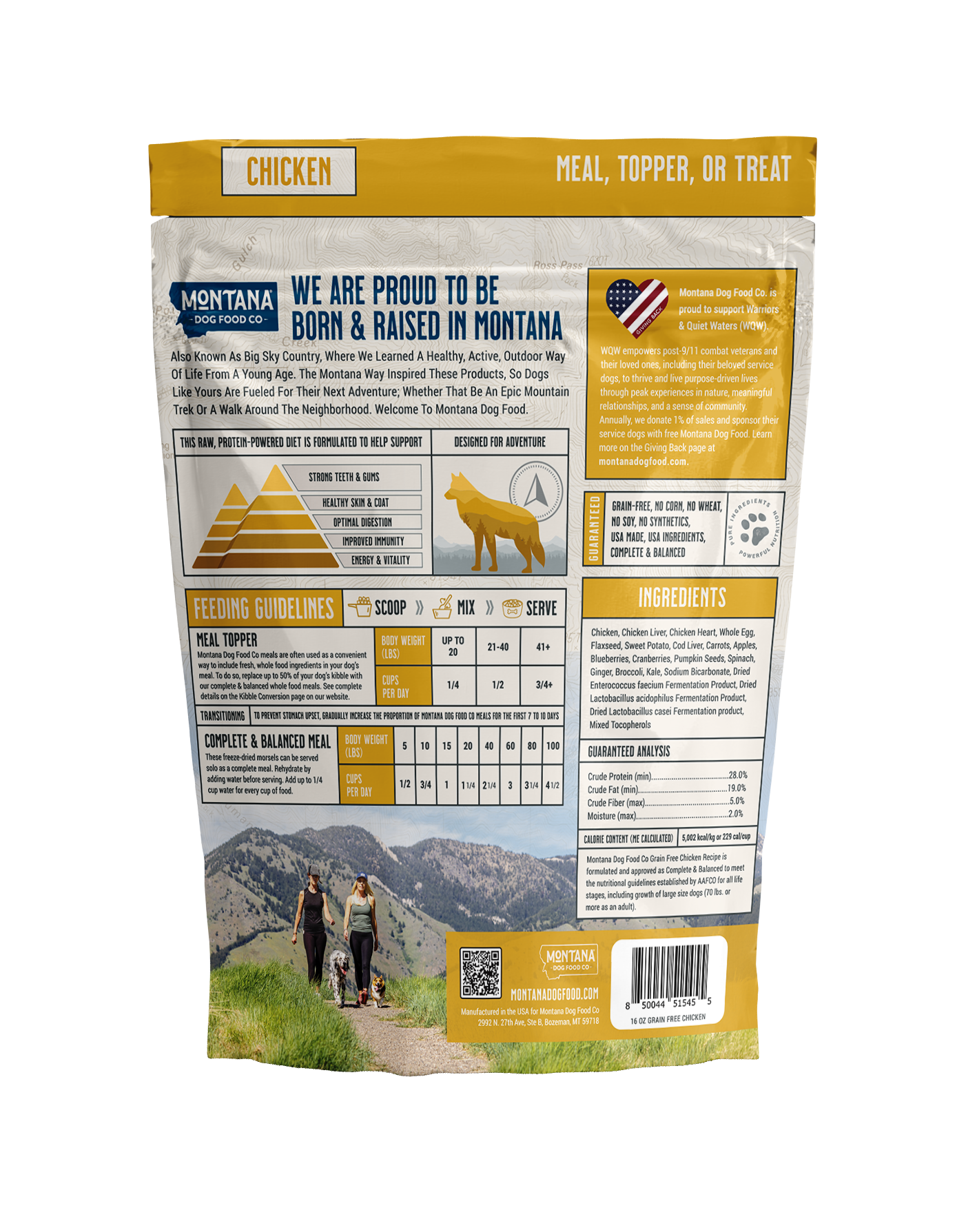 Adventure Fuel Freeze-dried Raw Grain-free Dog Food: 3 Pack - Doot's Pet LLC Collars For A Cause