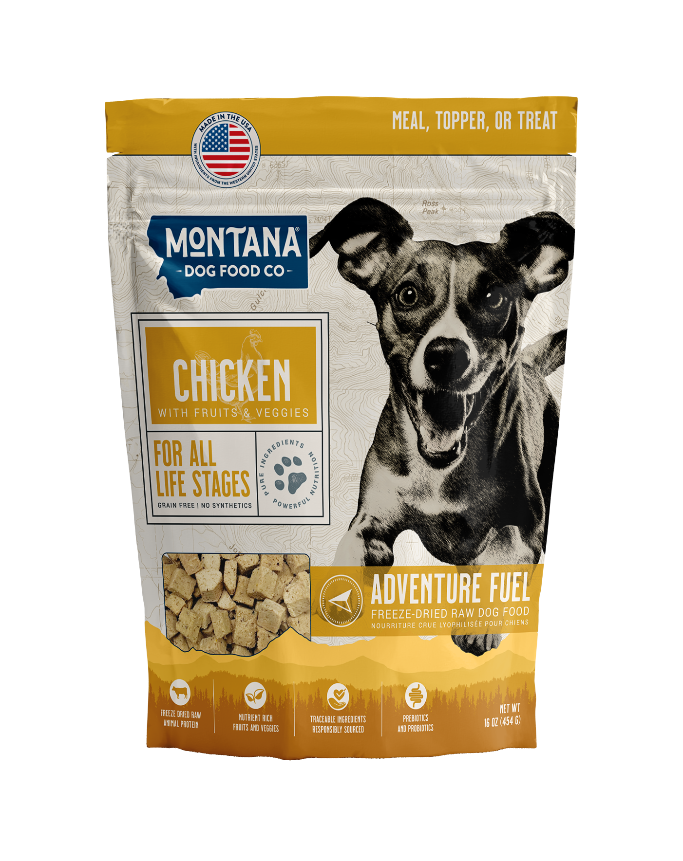 Adventure Fuel Freeze-dried Raw Grain-free Dog Food: 3 Pack - Doot's Pet LLC Collars For A Cause