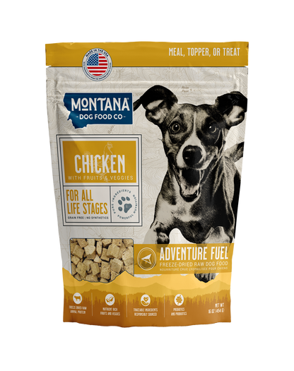 Adventure Fuel Freeze-dried Raw Grain-free Dog Food: 3 Pack - Doot's Pet LLC Collars For A Cause