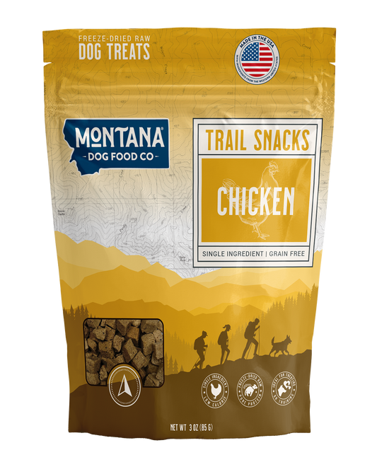 Chicken Breast Freeze-Dried Raw Trail Snacks (Treats) for Dogs 3oz - Doot's Pet LLC Collars For A Cause