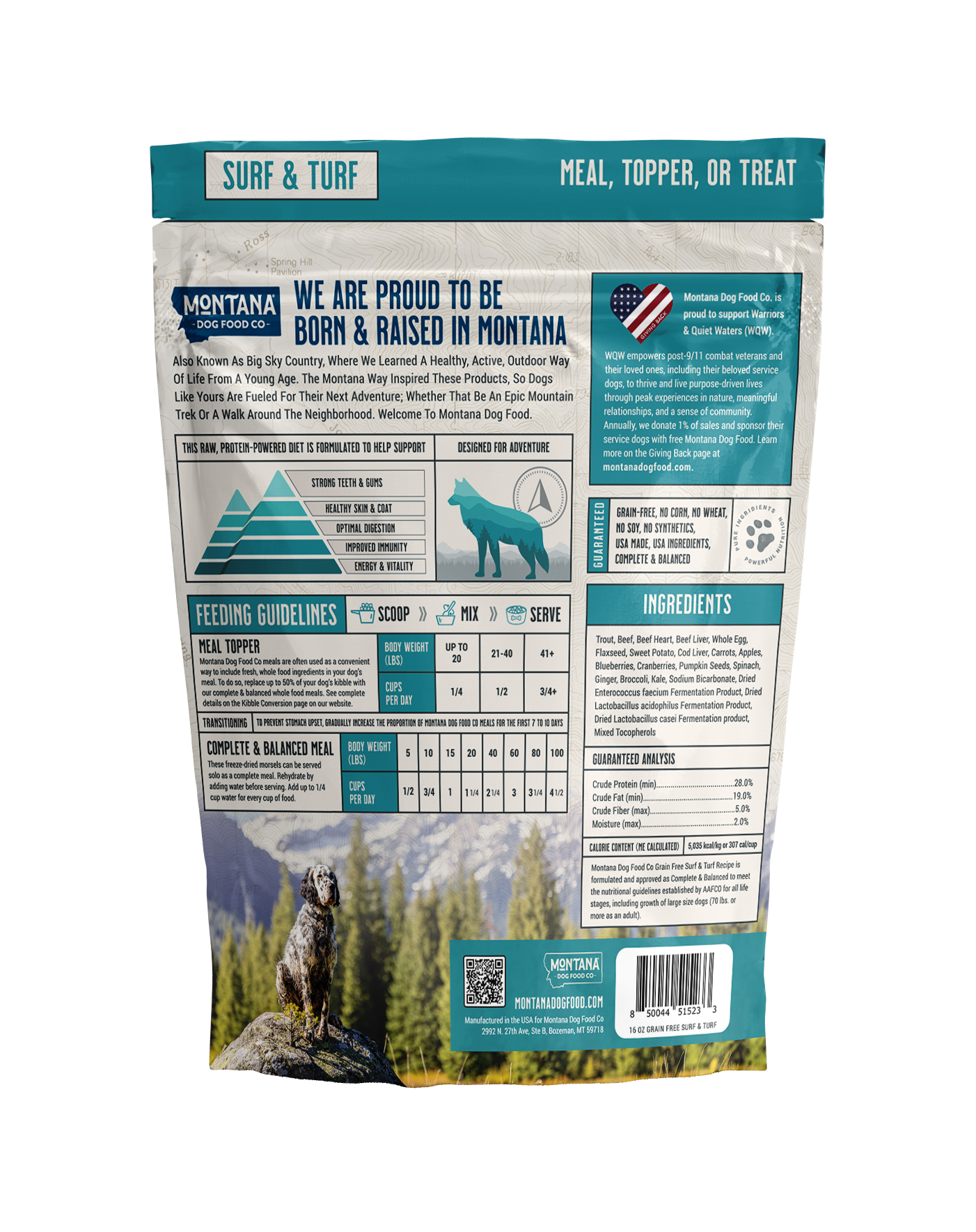 Adventure Fuel Freeze-dried Raw Grain-free Dog Food: 3 Pack - Doot's Pet LLC Collars For A Cause