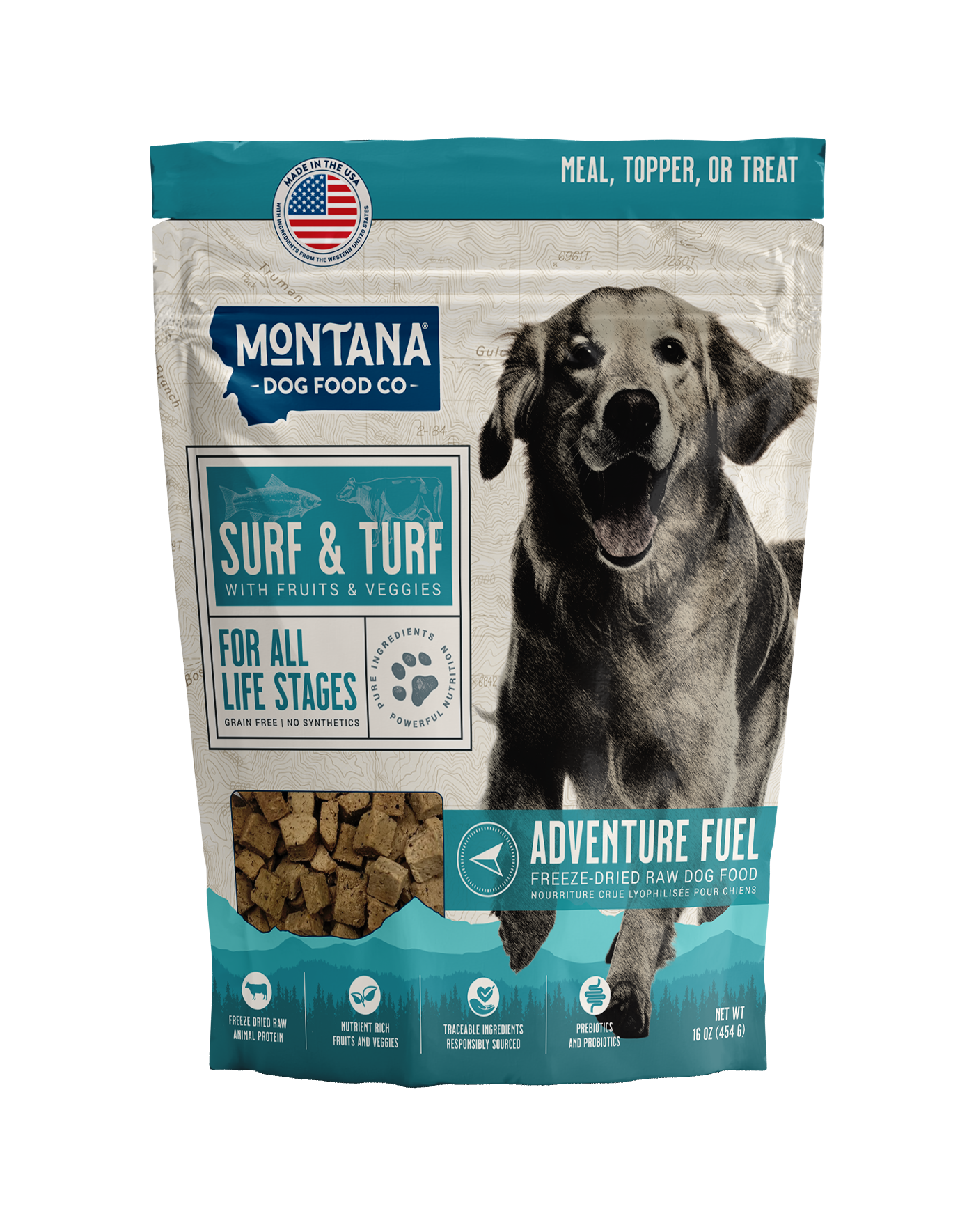 Adventure Fuel Freeze-dried Raw Grain-free Dog Food: 3 Pack - Doot's Pet LLC Collars For A Cause