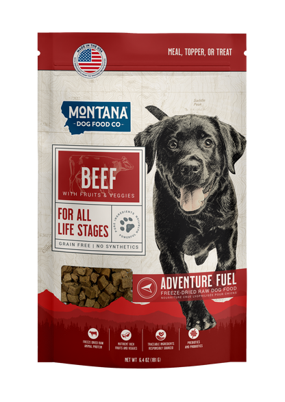 Grain-Free Beef Freeze-Dried Raw Adventure Fuel (Dog Food) - Doot's Pet LLC Collars For A Cause