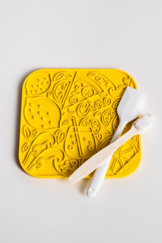 The Modern Dog Co. - Limoncello Lick Mat - Doot's Pet LLC Collars For A Cause