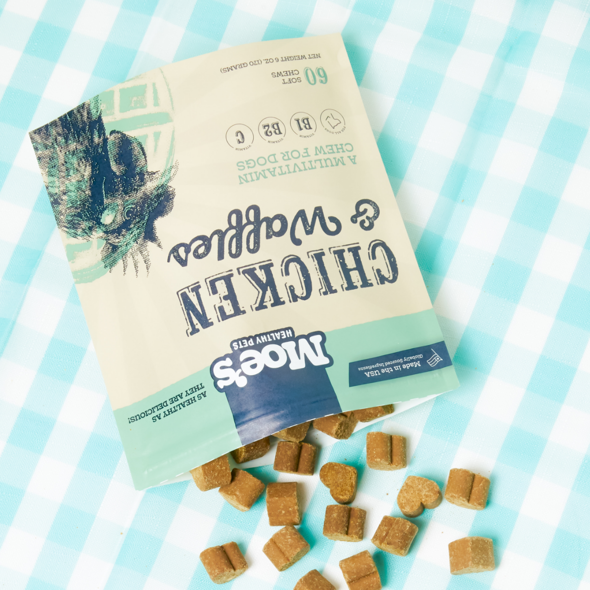 Chicken and Waffles Chews - Doot's Pet LLC Collars For A Cause