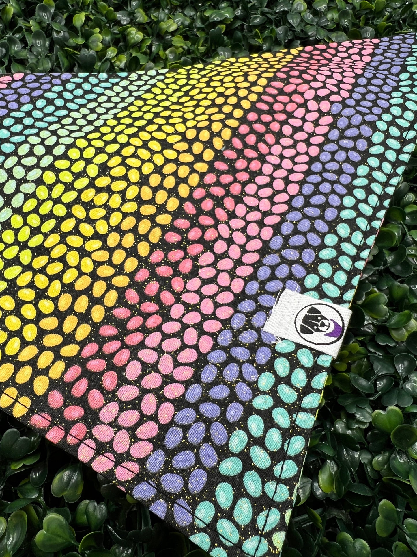 Glitter Mini Easter Eggs Bandana