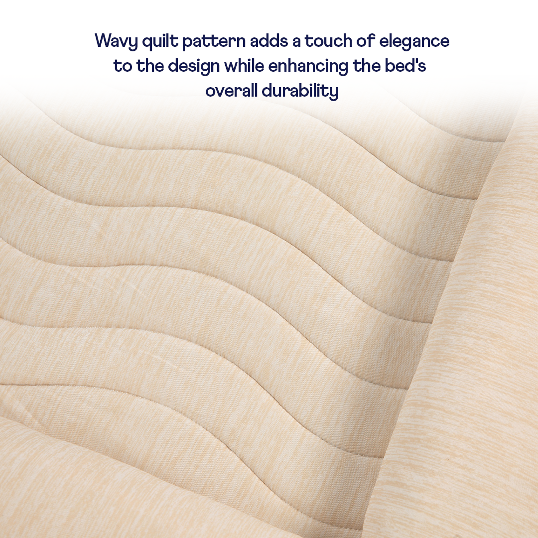 PupChill™ Cooling 4-Bolster Dog Bed - Arctic Sand - Doot's Pet LLC Collars For A Cause