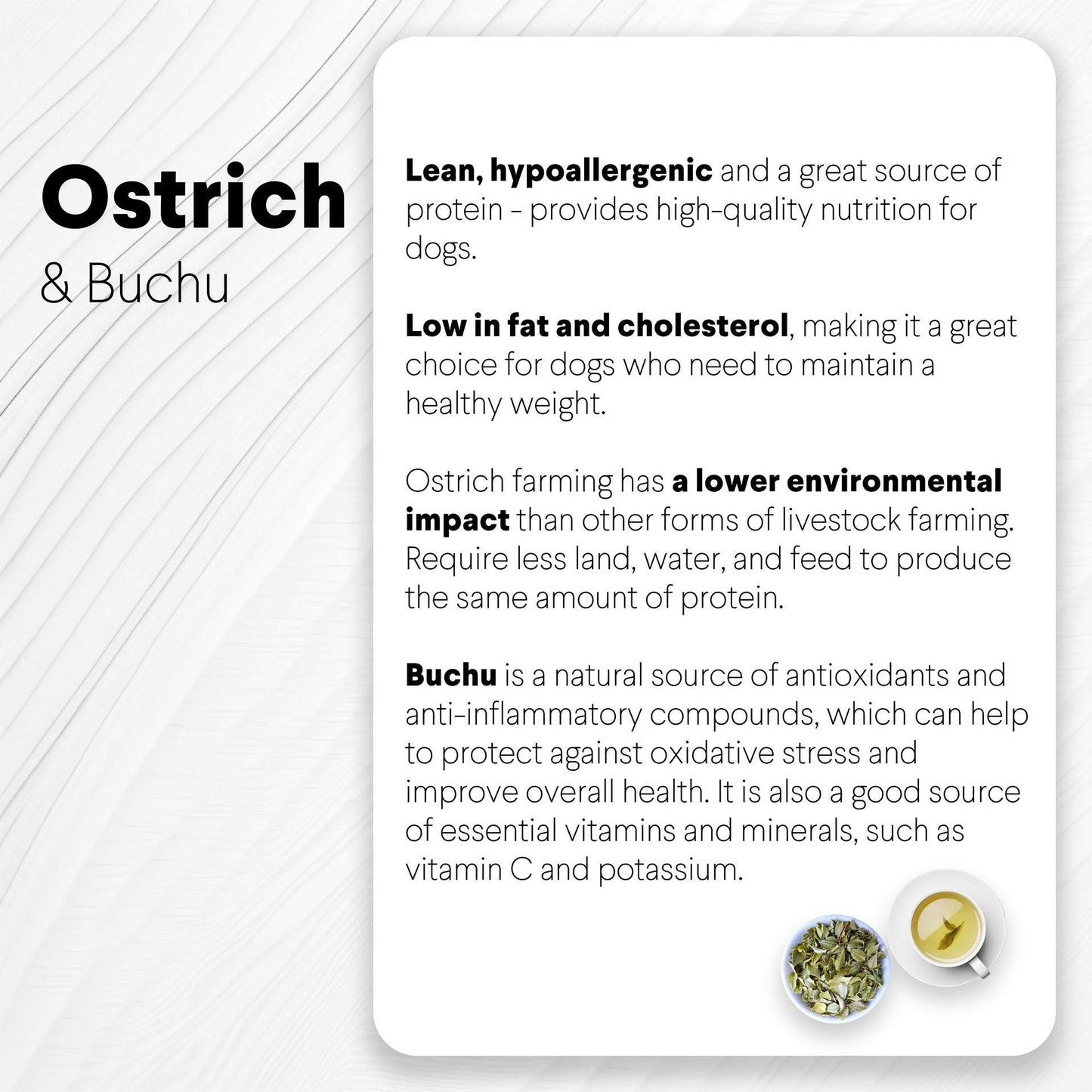 Ostrich Sausages with Buchu (3oz): The Delicious, Digestive-Supporting Treat for Dogs - Doot's Pet LLC Collars For A Cause