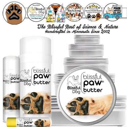 Blissful Paw® Butter Moisturizes Rough, Dry Paw Pads - Doot's Pet LLC Collars For A Cause