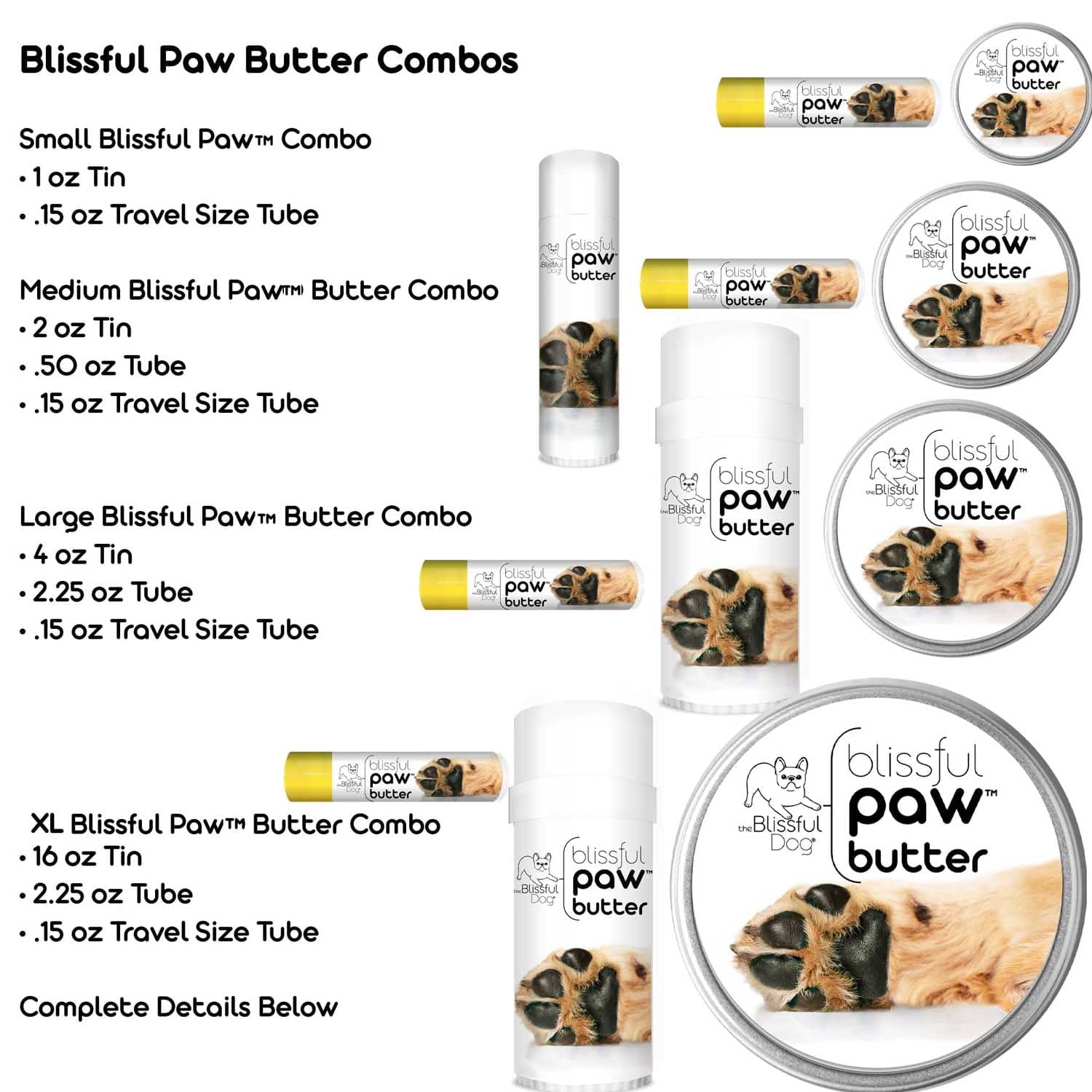Blissful Paw® Butter Moisturizes Rough, Dry Paw Pads - Doot's Pet LLC Collars For A Cause