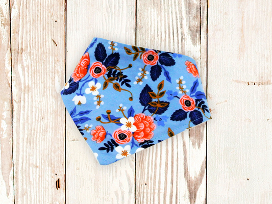 "Periwinkle Fleur" Dog Bandana
