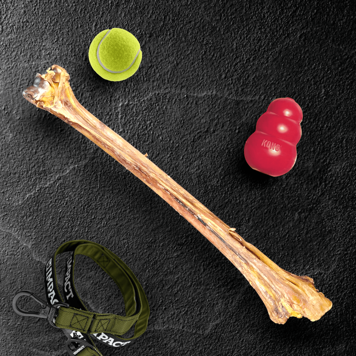 Ostrich Long Bone (19" x 3.5"): The Ultimate Challenge for Medium, Large & Extra-Large Dogs - Doot's Pet LLC Collars For A Cause