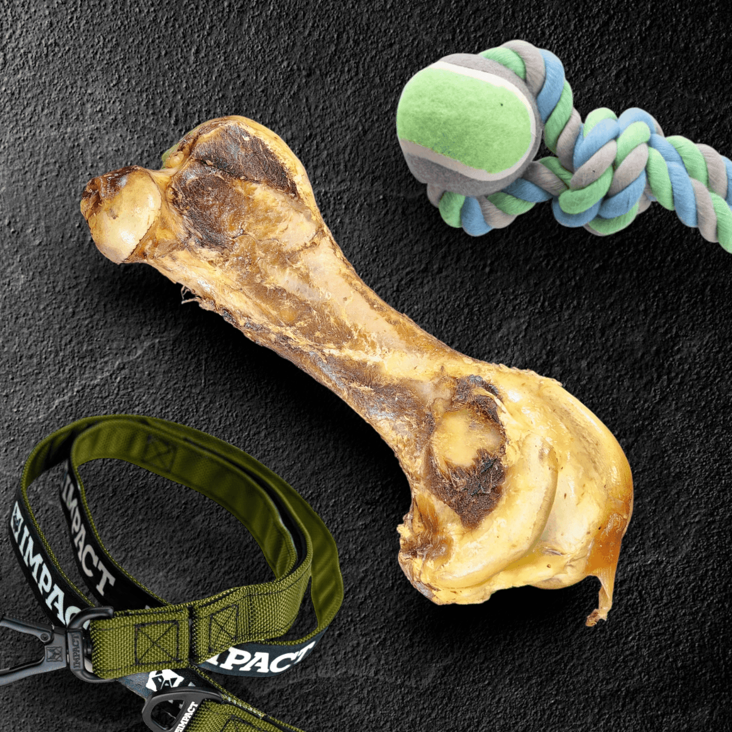 Ostrich Hip Bone (12" x 5"x 3”): The Durable, Flavor-Packed Chew for Medium & Large Dogs - Doot's Pet LLC Collars For A Cause