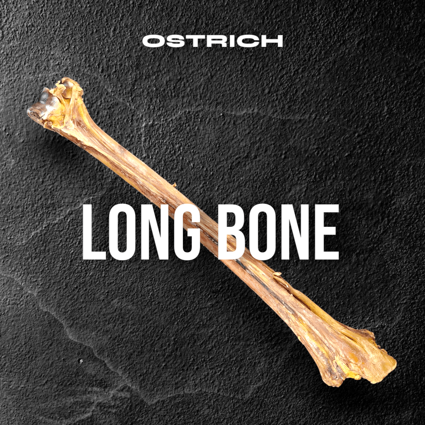 Ostrich Long Bone (19" x 3.5"): The Ultimate Challenge for Medium, Large & Extra-Large Dogs - Doot's Pet LLC Collars For A Cause