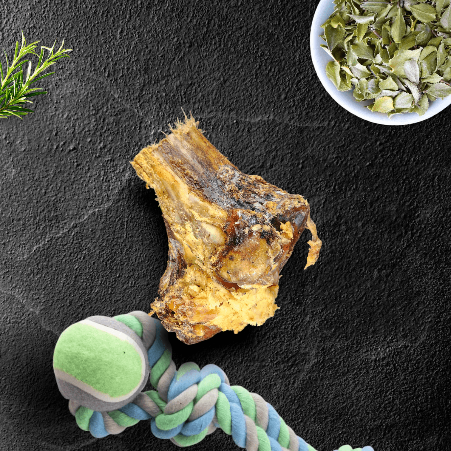 Large Ostrich Knuckle (5.5" x 5"): The Ultimate Chew for Moderate & Power Chewers - Doot's Pet LLC Collars For A Cause