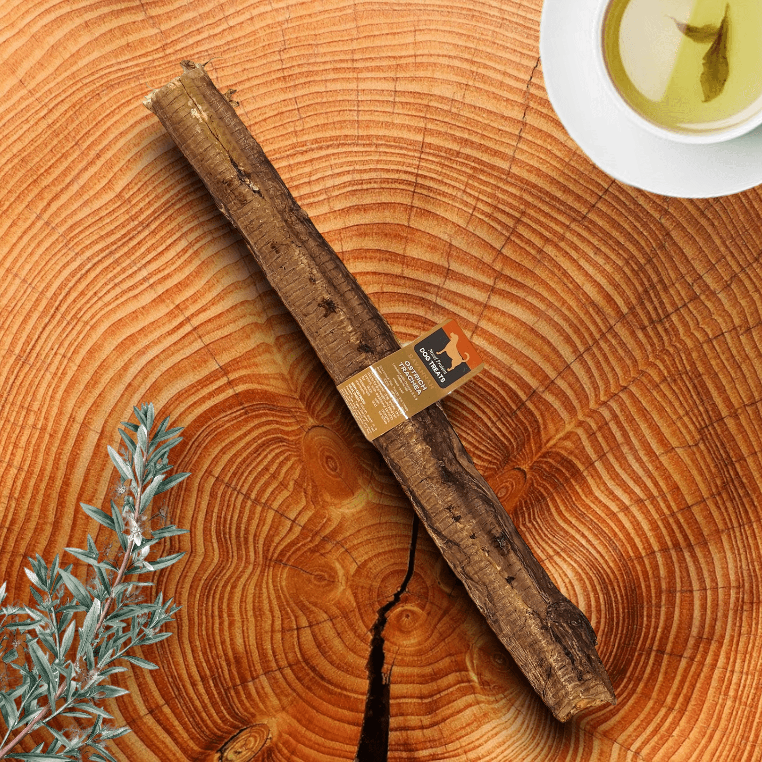 Crunchy Ostrich Trachea Whole. Light-weight, Natural Dog Chew Treat by Savannah Pet Food - Doot's Pet LLC Collars For A Cause