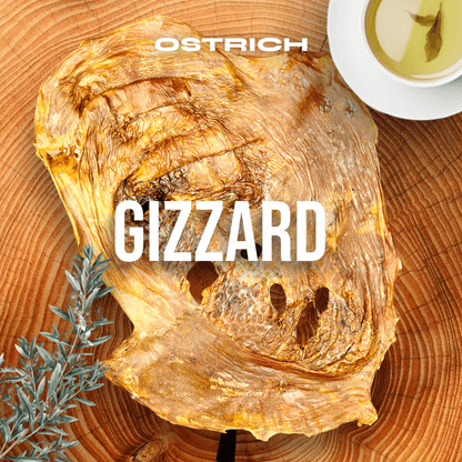 Chewy Ostrich Whole Gizzard: The Protein & Omega-3 Rich, Natural Dog Chew Treat - Doot's Pet LLC Collars For A Cause