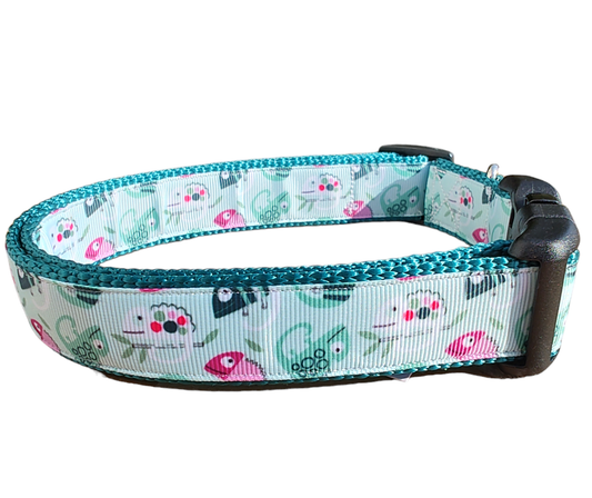 Heavy Duty Chameleon Green Super Heavy Nylon Dog Collar LG, XL, Leash - Doot's Pet LLC Collars For A Cause