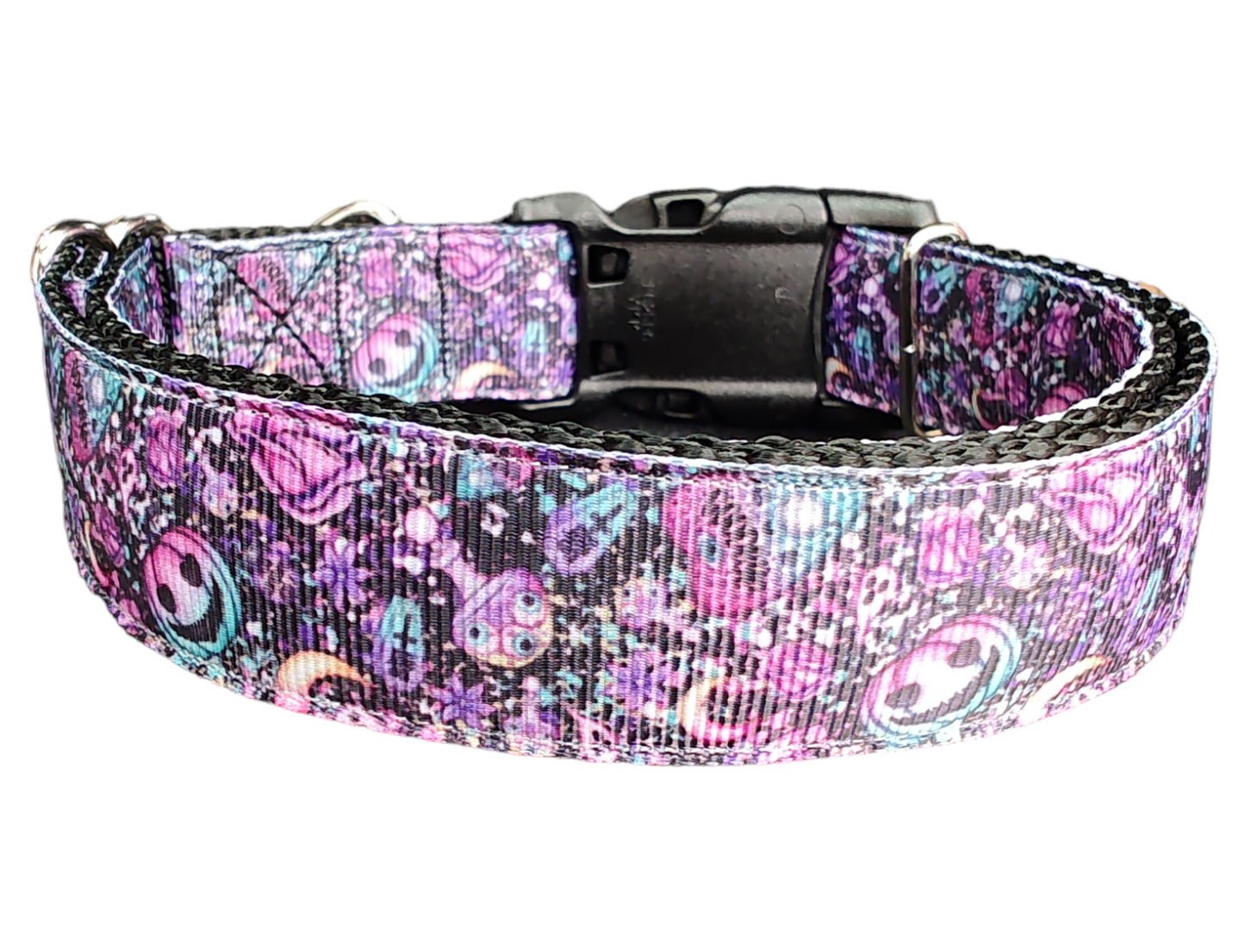 Halloween Purple Paranormal Nylon Dog Collar - Doot's Pet LLC Collars For A Cause