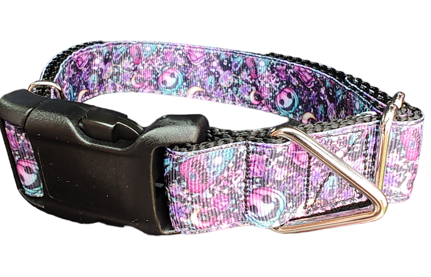 Halloween Purple Paranormal Nylon Dog Collar - Doot's Pet LLC Collars For A Cause