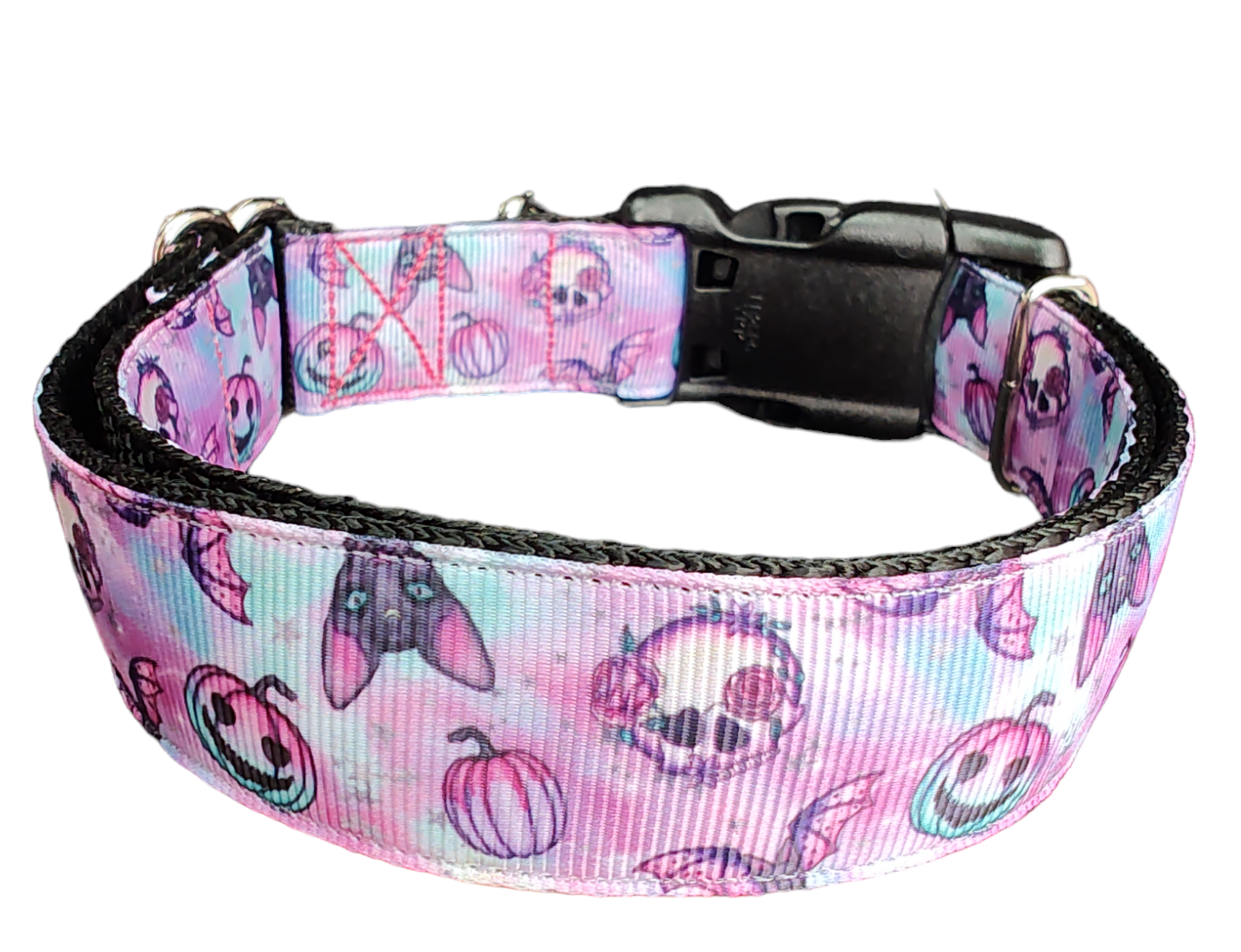 Halloween Purple Spooky Season Nylon Dog Collar - Doot's Pet LLC Collars For A Cause