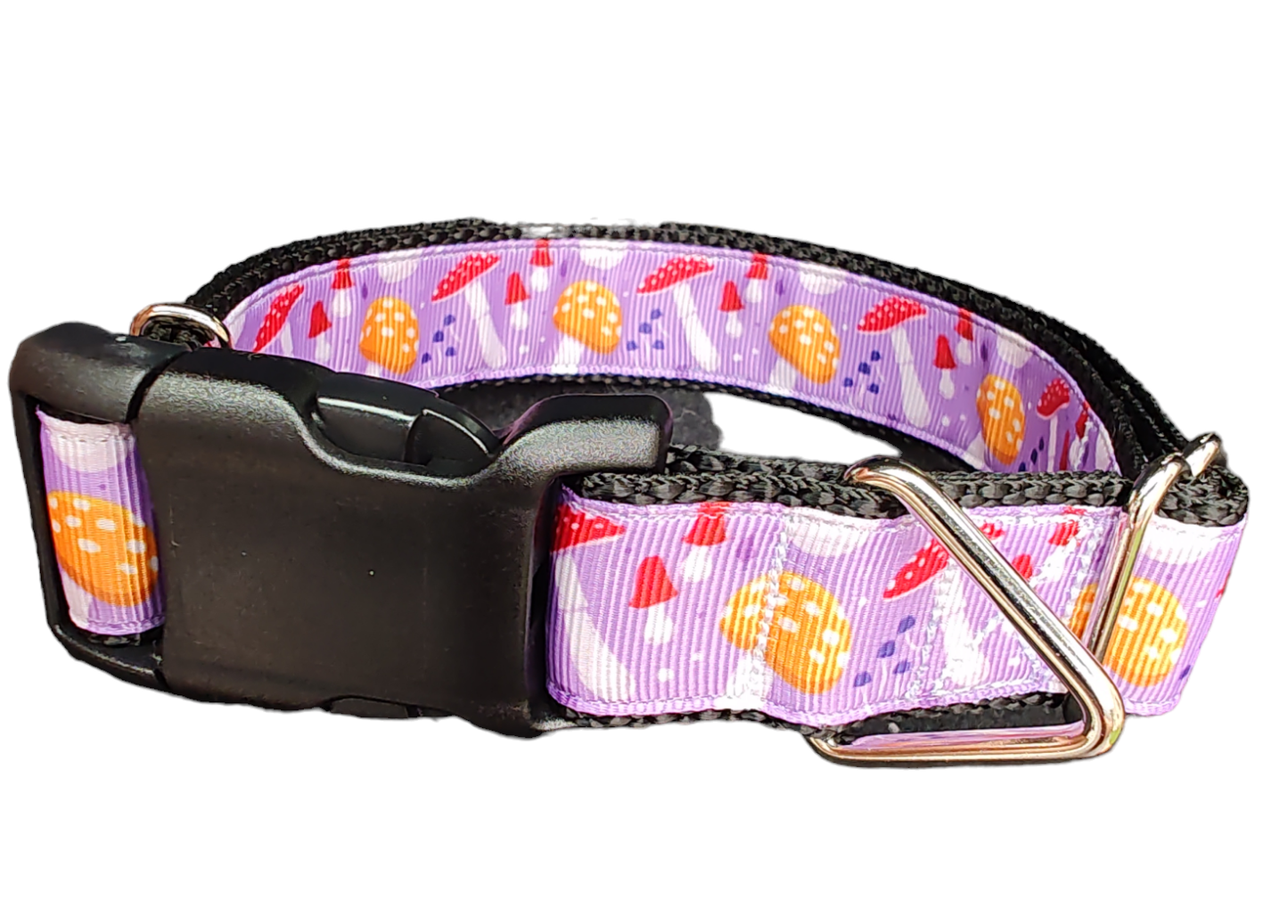 Mushrooms Nylon Dog Collar - Doot's Pet LLC Collars For A Cause