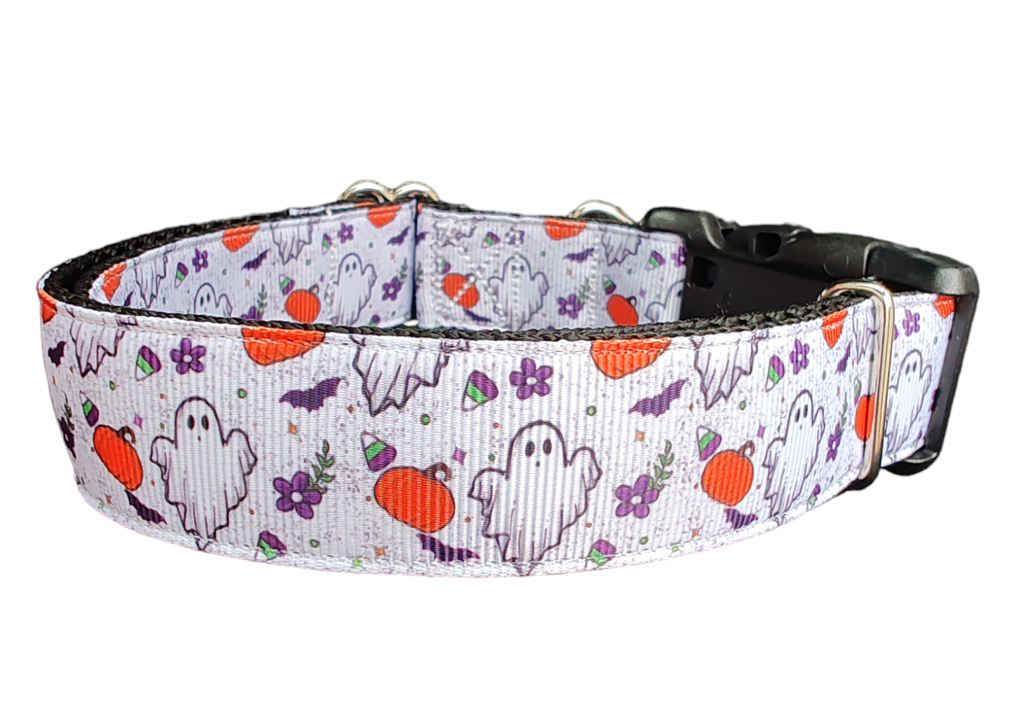 Halloween Ghost Nylon Dog Collar - Doot's Pet LLC Collars For A Cause