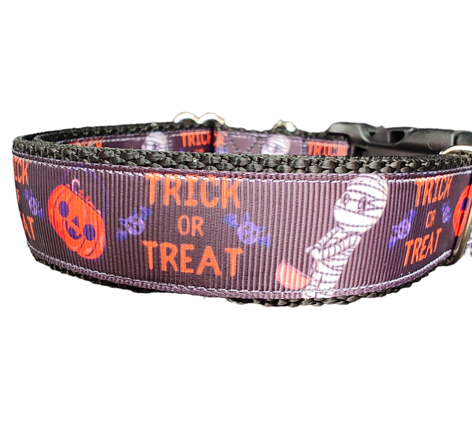 Halloween Trick Or Treat Nylon Dog Collar - Doot's Pet LLC Collars For A Cause