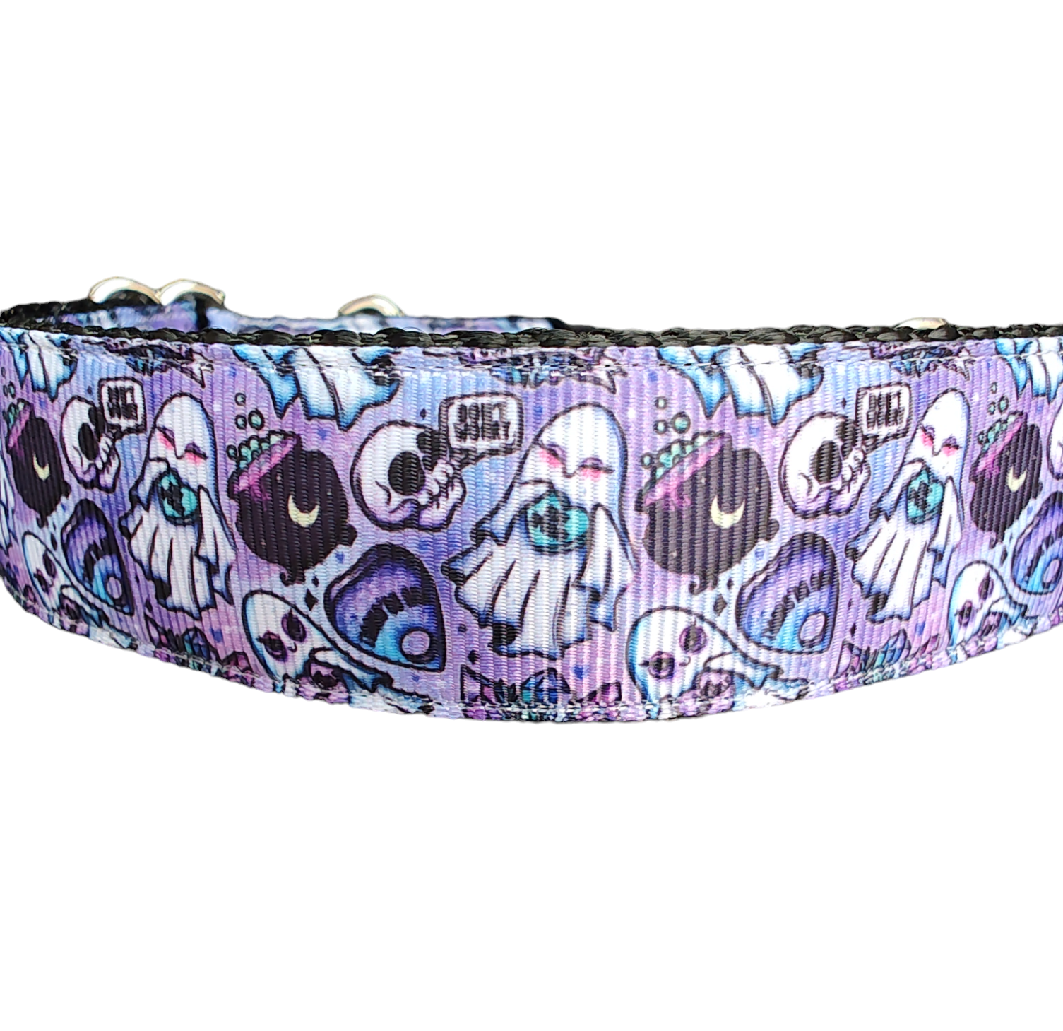 Halloween Ghouls Night Nylon Dog Collar - Doot's Pet LLC Collars For A Cause