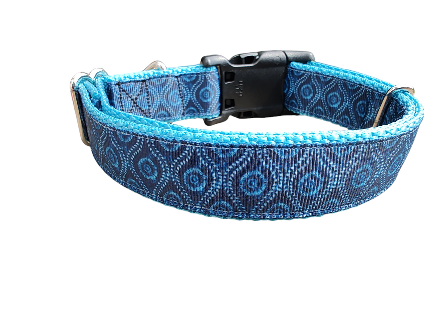 Evil Eye Nylon Dog Collar