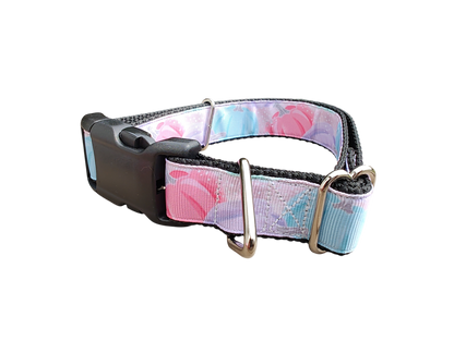 Pastel Pumpkins Nylon Dog Collar