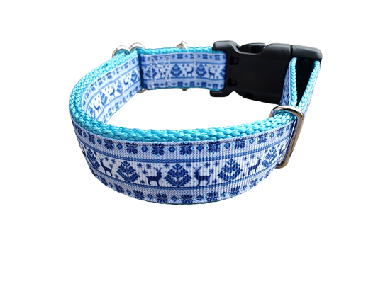 Winter Wonderland Nylon Dog Collar