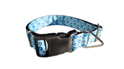 Evil Eye Nylon Dog Collar