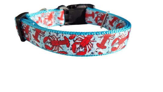 Lobster Nylon Dog Collar