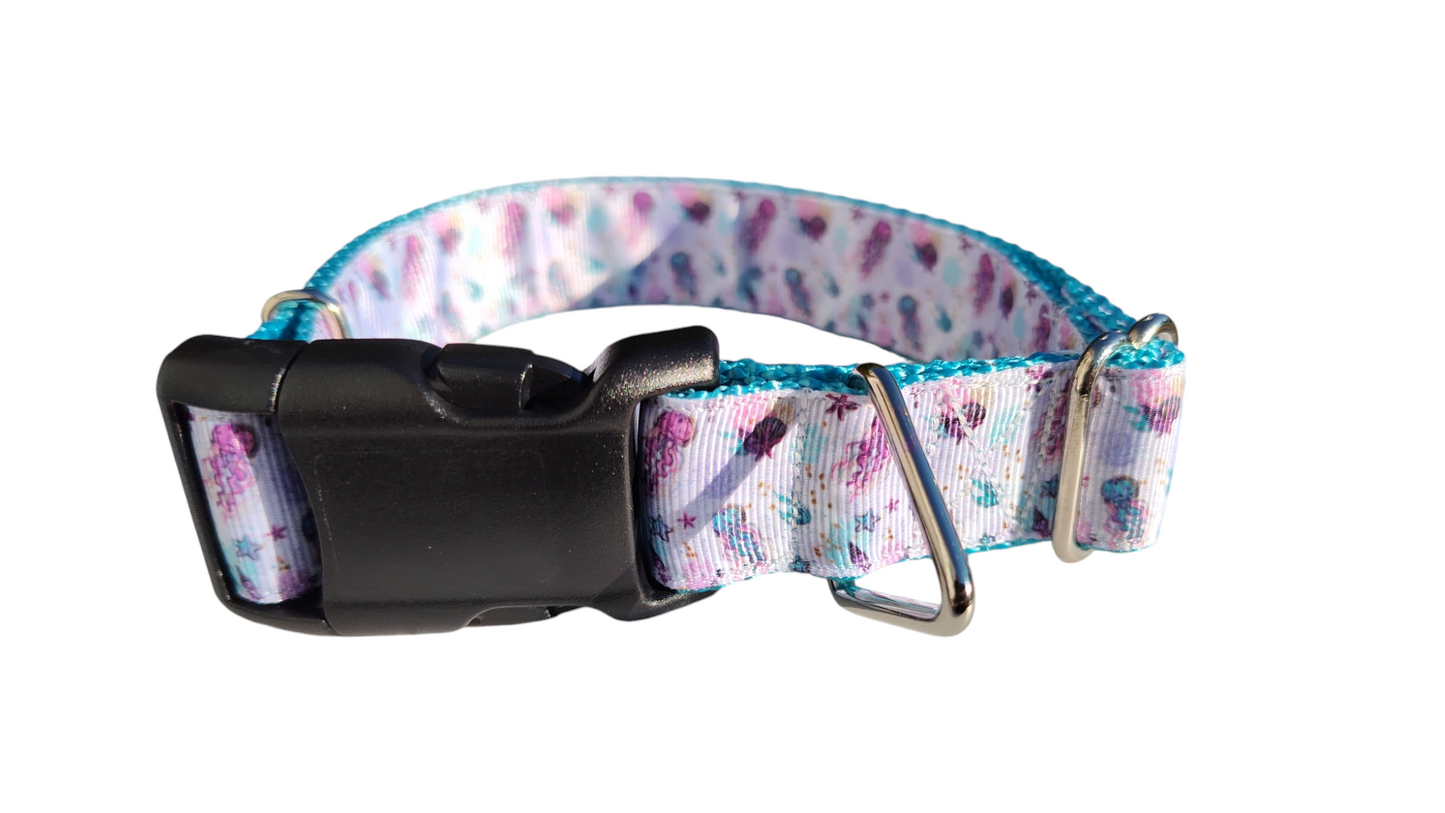 Jellyfish Nylon Dog Collar