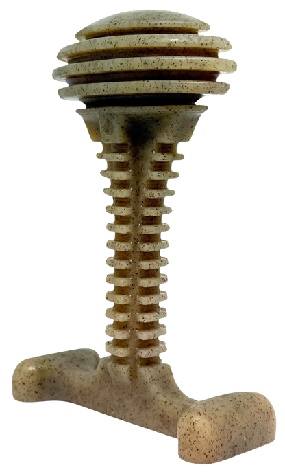 Honey Bone Dental Tower - Indestructible Nylon Dog Chew Toy XL | USA Made - Doot's Pet LLC Collars For A Cause