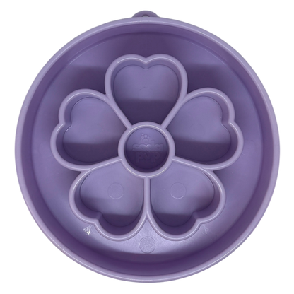 Flower eBowl Deep Slow Feeder Dog Bowl for Enrichment | USA Made - Doot's Pet LLC Collars For A Cause