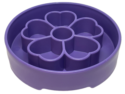 Flower eBowl Deep Slow Feeder Dog Bowl for Enrichment | USA Made - Doot's Pet LLC Collars For A Cause
