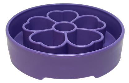 Flower eBowl Deep Slow Feeder Dog Bowl for Enrichment | USA Made - Doot's Pet LLC Collars For A Cause