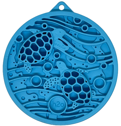 Turtle eMat-Mini Lick Mat with Suction Cups - Small Dogs & Cats | USA - Doot's Pet LLC Collars For A Cause