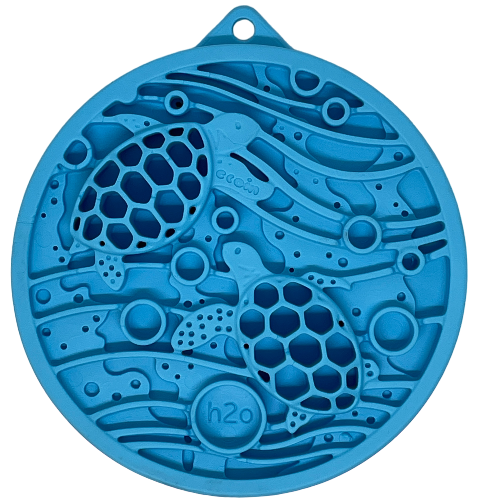 Turtle eMat-Mini Lick Mat with Suction Cups - Small Dogs & Cats | USA - Doot's Pet LLC Collars For A Cause