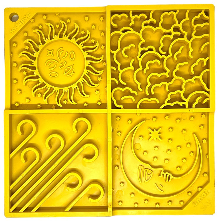 Sky eMat - Enrichment Lick Mat for Dogs and Cats | Celestial Design | SodaPup - Doot's Pet LLC Collars For A Cause