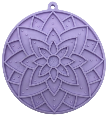 Lotus Design emat - Enrichment Lick Mat For Dogs and Cats - With Suction Cups | USA Made - Doot's Pet LLC Collars For A Cause
