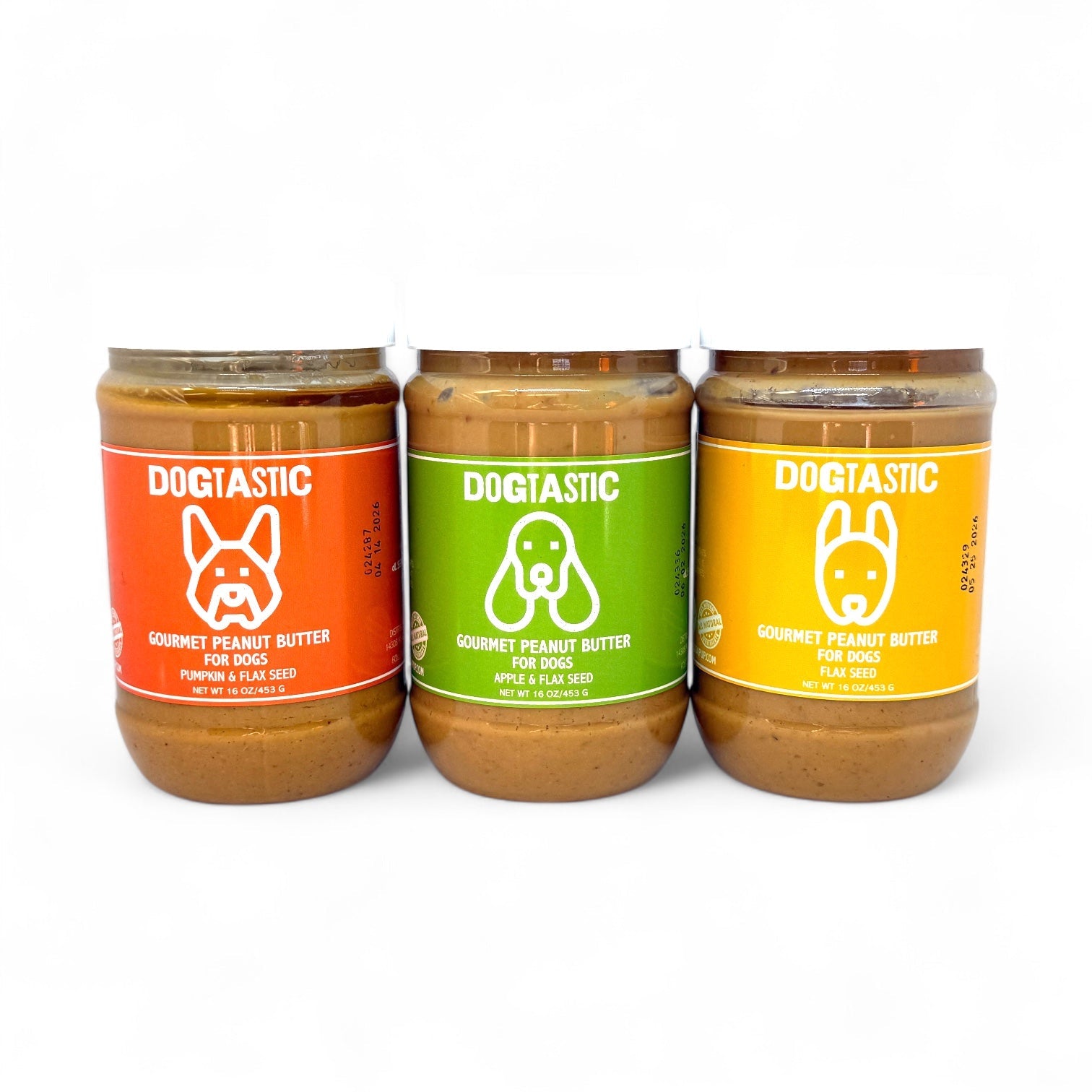 Dogtastic Peanut Butter for Dogs with Flax Seed - Xylitol-Free | USA Made - 50% off - Doot's Pet LLC Collars For A Cause