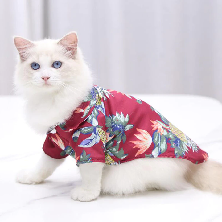 Hawaiian Pet Shirts - Doot's Pet LLC Collars For A Cause