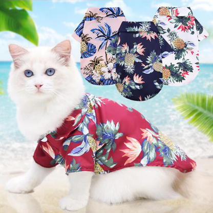 Hawaiian Pet Shirts - Doot's Pet LLC Collars For A Cause